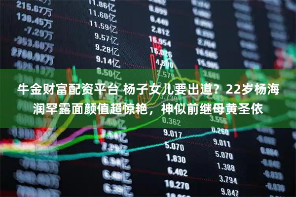 牛金财富配资平台 杨子女儿要出道？22岁杨海润罕露面颜值超惊艳，神似前继母黄圣依